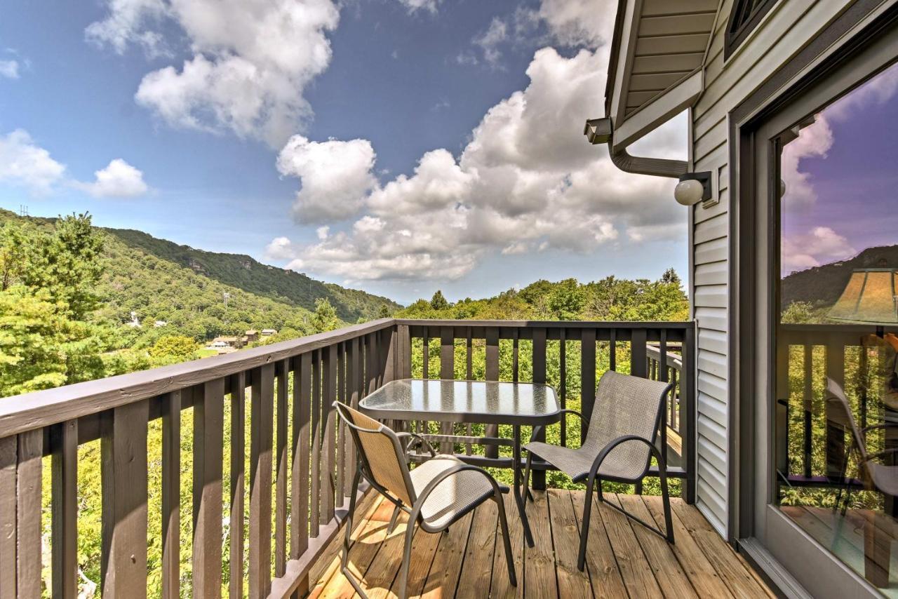 Beech Mountain Condo With Balcony, Walk To Resort! Zewnętrze zdjęcie